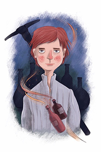 drawing of william riley